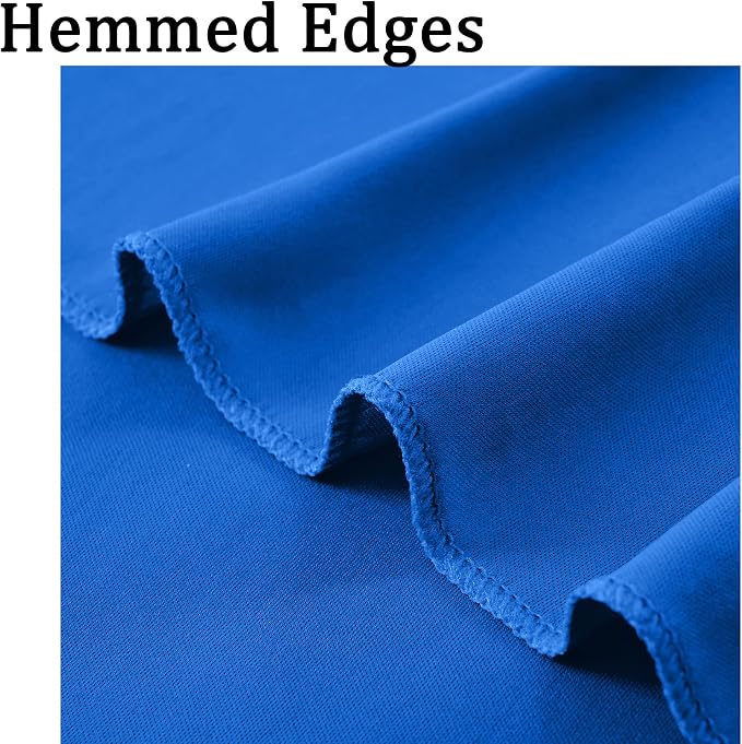 20ft x 10ft Royal Blue Backdrop Curtains for Parties, 4 Panels 5x10ft Wrinkle Free Silky Polyester Photo Backdrop Drapes Background for Birthday Graduation Photography Party Decorations - Image 4