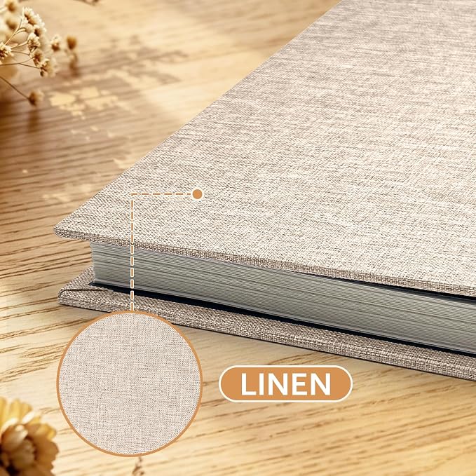 Large Photo Album Self Adhesive Scrapbook Album for 4x6 5x7 8x10 Pictures DIY Photo Book for Wedding, Anniversary, Christmas, Baby Shower, Ideal for Preserving Precious Moments - Image 4