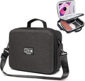 Luxtude Electronic Organizer Travel Case Large, Tech Organizer | Hard Case for Electronics with Shoulder Strap, Fits for iPad (Up to 11’’), Tech Gifts by Luxtude