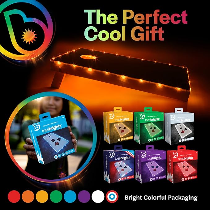 TossBrightz LED Cornhole Lights (Set of Two) - Weather Resistant Kit - Image 5