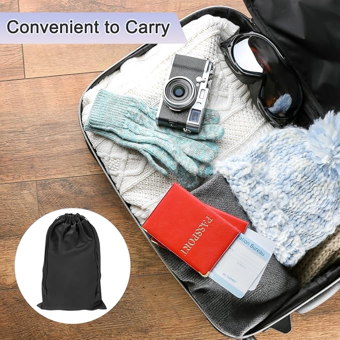 M METERXITY Ski Goggle Bag, Soft Microfiber Pouch Bags Case with Drawstring for Snow Goggles/Camera Lenses/Sunglasses - Image 5