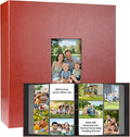 Veicevol Extra Large Photo Album 4x6 Pictures Holds 1000 Photos, Brown | PU Leather Hardcover, Horizontal and Vertical Photos, Removable Black Acid-Free Pages, Family Wedding & Everyday Photos by VEICEVOL