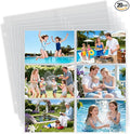 20 Pack 4x6" Photo Album Refill Pages, 12x12, 240 Pockets, Double-Sided, Clear, Water/Dust Proof, 3 Ring Binder Compatible by Zofly