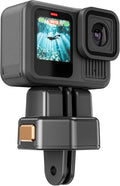 Quick Release Plate Mount for DJI Osmo Action 6 5 4 Accessories | For Gopro Hero 13 12 11 10 9 8 lit hero 4K Claw Tripod QR Adapter for Gopro Public Head Monopod/Slider Black by STARTRCVCR