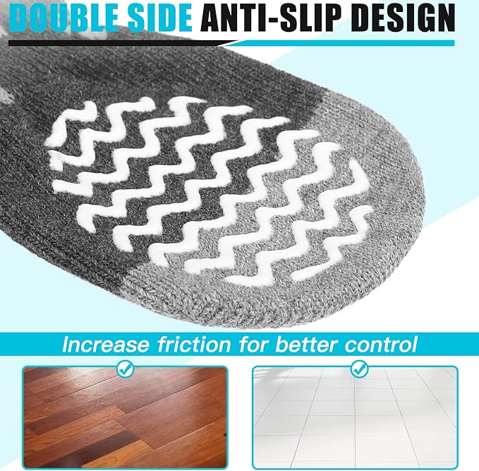 EXPAWLORER Anti Slip Dog Socks to Prevent Licking Paws, Dog Shoes for Hot Pavement, Dog Booties for Small Medium Large Senior Dogs, Traction Control Boots & Paw Protectors for Hardwood Floors - Image 5