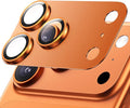 for iPhone 17 Pro Max Camera Lens Protector - 12FT Shatterproof | Military Grade Protection, Strong Adsorption, 9H+ Tempered Glass Camera Screen, Full Protective Cover, Case Friendly, Orange by Hoerrye