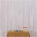 Poise3EHome 5FT x 7FT Iridescent Sequin Photography Backdrop Curtain for Party Decoration by Poise3EHome