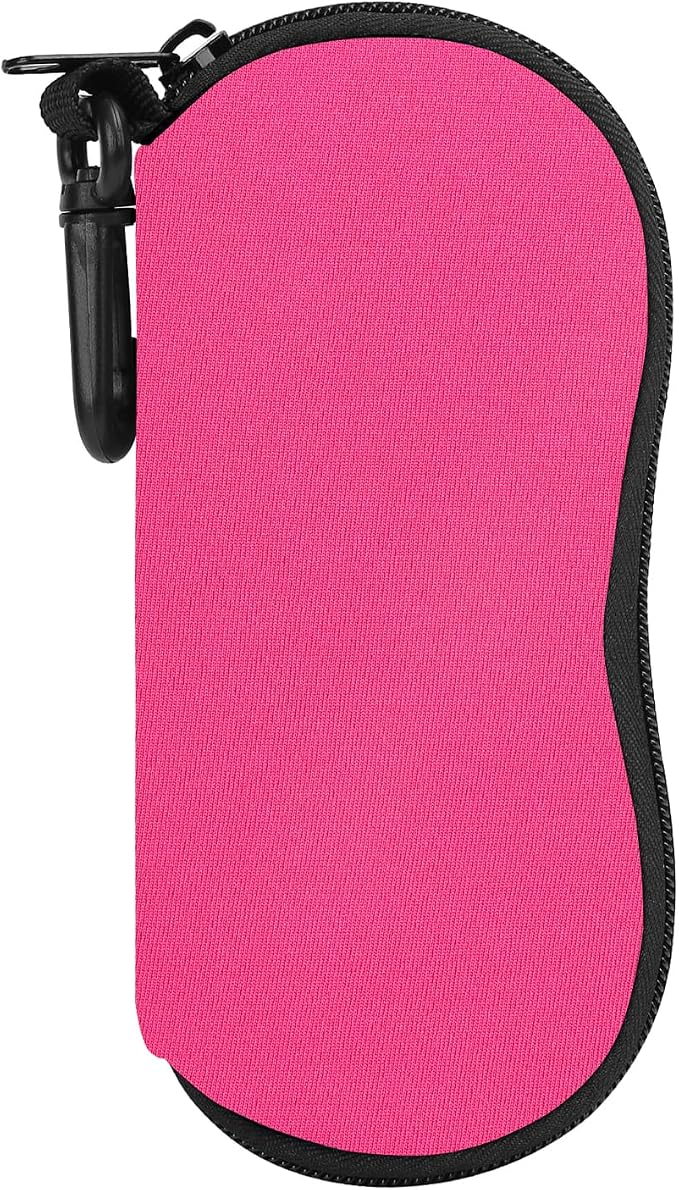 MoKo Sunglasses Soft Case Ultra Light Neoprene Zipper Eyeglass Case for Men Women by MoKo