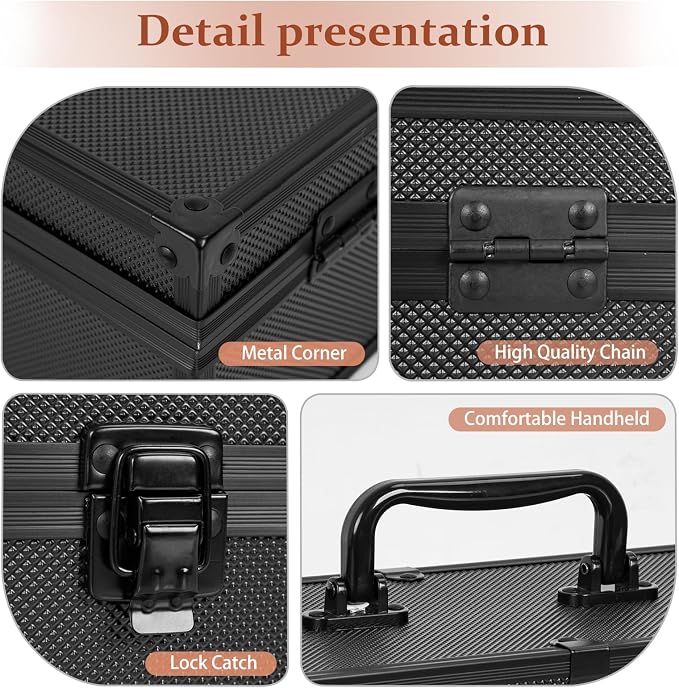 Toploader Storage Box for 3" x 4" 35pt Rigid Card, Magnetic Card Case | Portable Top Loader Card Case with 3 Removable Dividers, Holds 200+ Toploaders, Magnetic Holders for Sports Trading Cards - Image 4