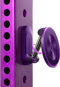 All Metal Dual Magnetic Gym Phone Holder for MagSafe, Purple | 360°Adjustable, Fit for iPhone/Android, Tri-Axis Phone Mount,Gym Accessories for Bodybuilder Men Women Workout Recording by GolbinBox