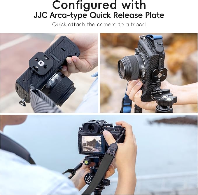 Mirrorless Camera Neck Strap with Quick Release Buckles, Adjustable Shoulder Sling Strap for Sony A7C II A7 IV III A7R V IV ZV1 ZV-E10 Canon EOS R100 R50 M50 M6 Nikon Z30 Z50 Z6 Z7 II & More (Black) - Image 7