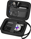 ALKOO Digital Camera Case for CAMKORY, Camera Pouch for KODAK Pixpro -Black | for Lecran/for VAHOIALD Point and Shoot Camera, Hard Carrying Case with Mesh Pocket, Compact for Vlogging, Travel and Storage by ALKOO