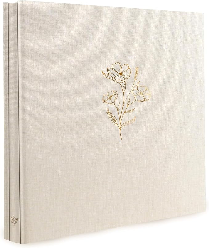 Holoary Photo Album 4x6 500 Photos 5 Pictures Per Page, 500 Pockets 4”x6” Picture Album, Linen Fabric Cover Big Picture Book for Photos, 4x6 Photo Albums for Family Weddings Travel Memories(Beige) by Holoary