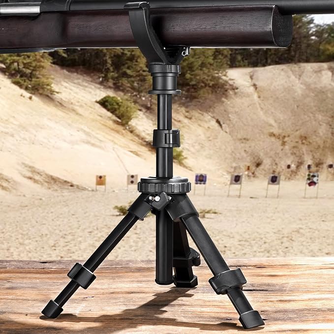 CVLIFE Shooting Rest Tripod 360 Degree Rotation V Yoke Stand | Rifle Rest for Target Shooting Adjustable Height Shooting Tripod Hunting and Outdoor Activities - Image 6
