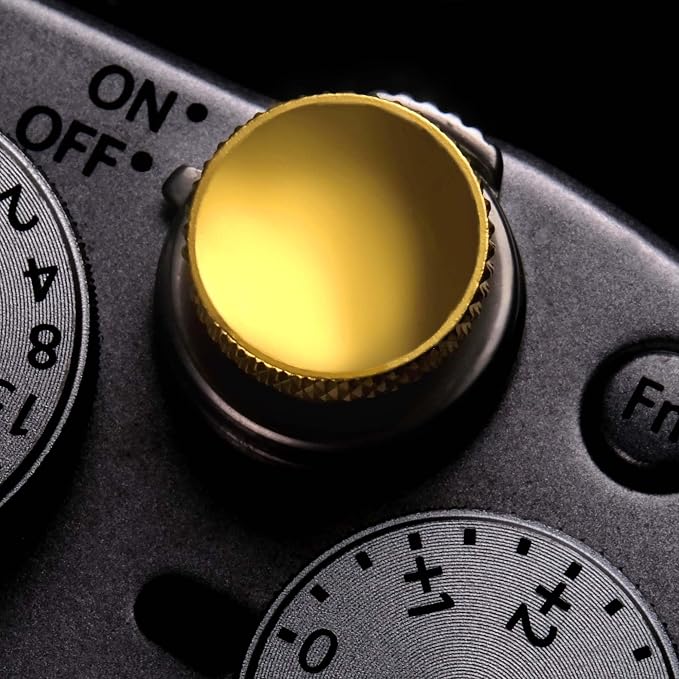 Fujifilm Camera Soft Release Button-3Pcs Shutter Button Camera Accessories | Fuji Fujifilm X-M5 X-T5 X-T4 X-T3 X-T30 X-T30 II X-T20 X-PRO3 X100VI X100V X-E4 X-E3 (Gold) - Image 2