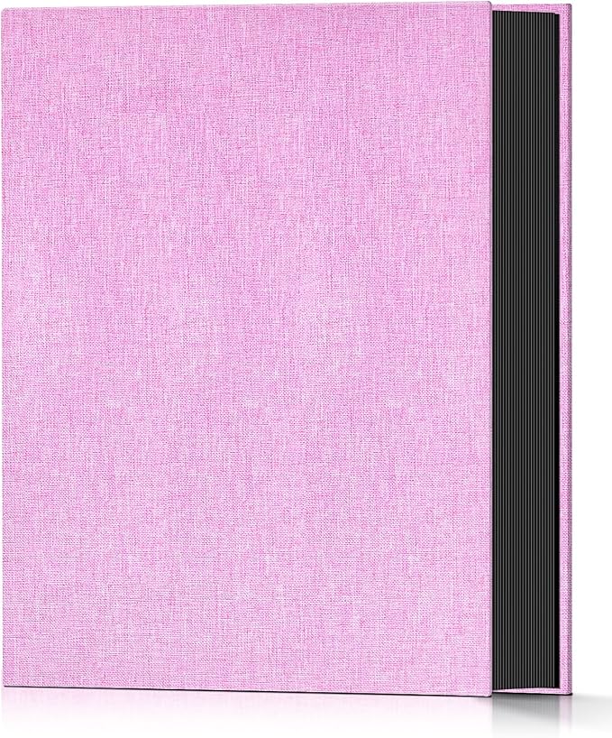 Popotop Photo Album 4x6 100 Pockets for Wedding Gifts,Linen Hardcover Picture Albums for Family Anniversary Baby Vacation Pictures by Popotop