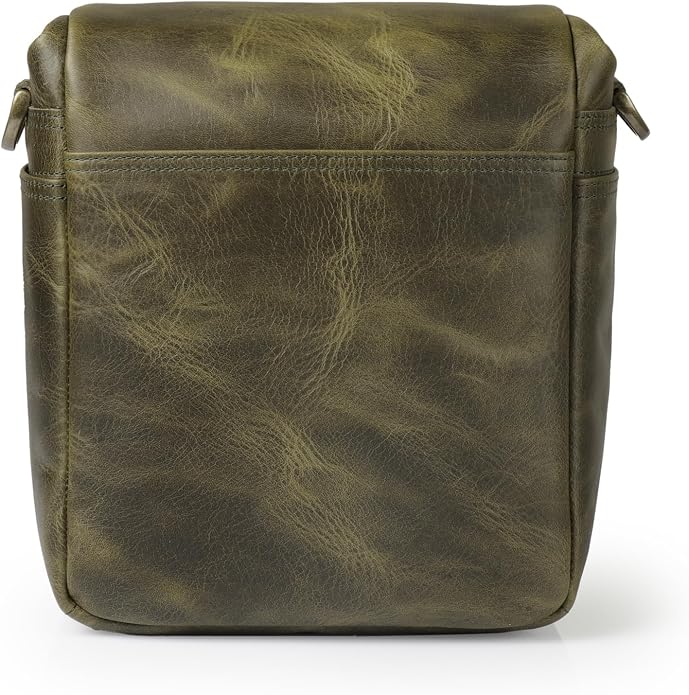 MegaGear Genuine Leather Camera Messenger Bag Mirrorless Portable electronic device cover - Image 12