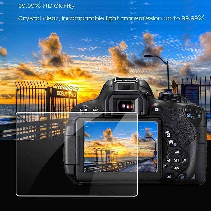 PCTC 3 Packs Screen Protector Accessories for Sony A6400/A6100/A6000, 9H | Compatible with A6600/A6300/A5000/Nex-7/NEX-6/NEX-5, 0.3mm tempered glass, 9H hardness, scratch-resistant, bubble-free - Image 4