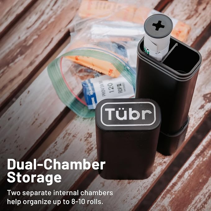 TUBR Gordo 35mm Film Case - Airtight Dual Chamber for 6 Rolls - Raven | Water Resistant, Crush Resistant Protective Holder, Camera Film Storage & Travel Accessories Carry Case & Container - Image 7