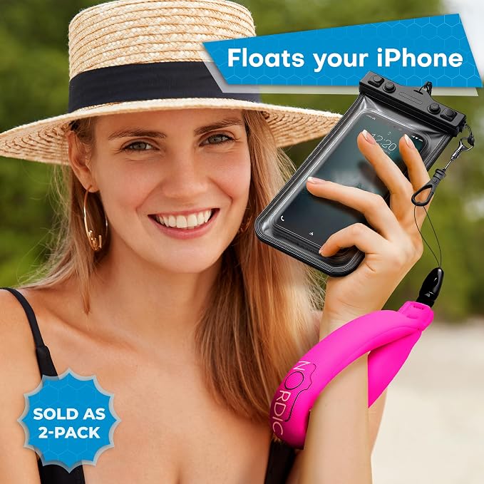 Nordic Flash Floating Camera Wrist Strap 2-Pack, Underwater & Waterproof | Camera & Phone Float Strap Compatible with GoPro Hero 13, Insta360 X4, DJI Action 5 Pro, OM System TG-7 & Kodak PixPro WPZ2 - Image 2