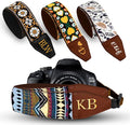 Art Tribute Camera Strap Personalized With Name - Shoulder, Crossbody & Neck Camera Strap for Photographers, Fits All Cameras, Canon Nikon Sony Fujifilm, Padded Strap W/Quick Release & Leather Ends by ArtTribute