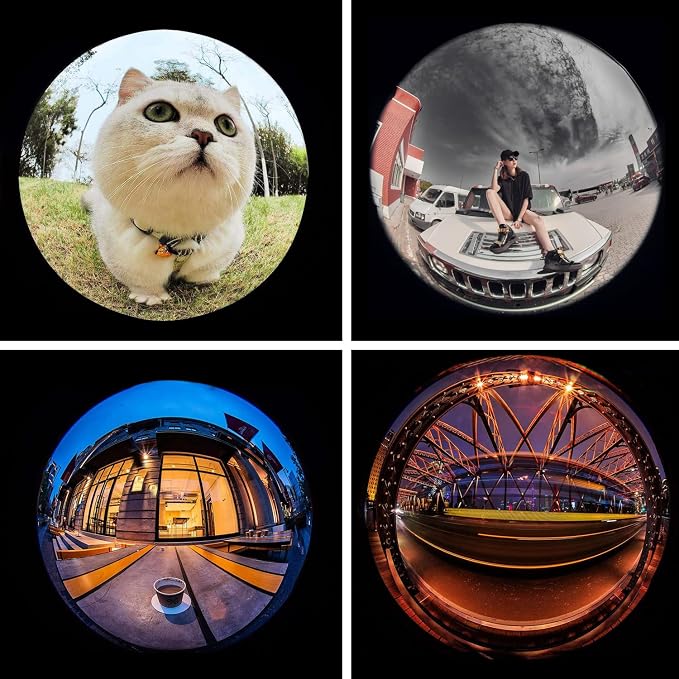 210° Fisheye Lens, Professional Cell Phone Lens for iPhone,Samsung,Pixel,BlackBerry,Ipad,Notebook,Etc,Fish Eye Lens - Image 3