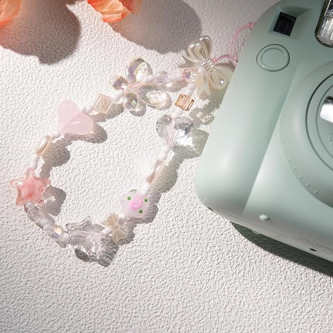 Beaded Camera Wrist Strap Cute Digital Camera Charm Strap, Phone Charm Wristlet Strap for Camera Accessories - Image 6