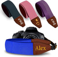 Art Tribute Camera Strap Personalized With Name - Shoulder, Crossbody & Neck Camera Strap for Photographers, Fits All Cameras, Canon Nikon Sony Fujifilm, Padded Strap W/Quick Release & Leather Ends by ArtTribute