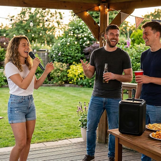 TONOR 2.4G Wireless Microphone, Rechargeable Cordless Handheld Microphone System with Receiver, Karaoke Mic for Singing, Home Party, Birthday, 50ft / 15 m Range, TW-210 - Image 7