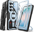 TONGATE Magnetic Stand for Samsung Galaxy S26 Ultra Case, Compatible with Magsafe, [Camera Cover & 2 Front Frames][Military Drop Protection]S26 Ultra Case Built-in Screen Protector & Belt Clip,SkyBlue by TONGATE