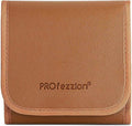 PROfezzion 3-Pocket Filter Pouch Case for Camera Lens Filter up to 82mm | Shock Resistant & Anti Scratch, Photography Foldout Filter Carry Case, with Microfiber Cleaning Cloth, Hook and Loop Design by PROfezzion