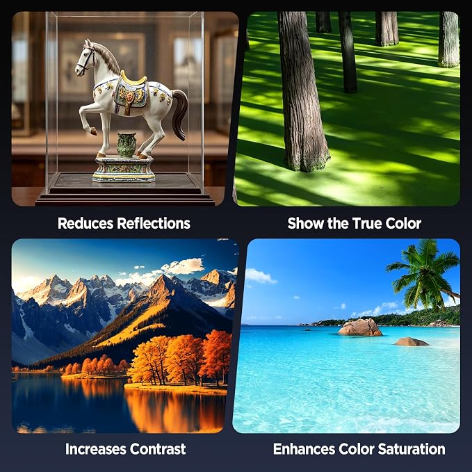52mm Polarizing Filter for iPhone, Circular Polarized Lens with Upgraded Clip,Rotatable Cpl Filter Compatible with iPhone 16/15/14/13 Pro Max Samsung Moto Google TCL Phone - Image 5