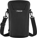 MOSISO Camera Bag, Camera Lens Pouch Case, Crossbody Shoulder Bag, Black | Top Access DSLR SLR Photography Bag, Shockproof Zipper Lens Protective Bag with Hook, Compatible with Canon/Nikon/Sony by MOSISO