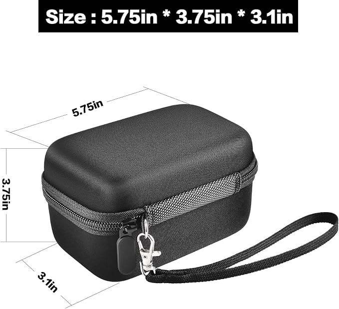 Digital Camera Case for Travelers & Vloggers, Case Only, Gray Inner | for Duluvulu for Oiadek for Zostuic for TEBNGIHNM for Canon G7 X Mark III/II 4K Vlogging Camera, Mesh Pocket, Compact Size - Image 5