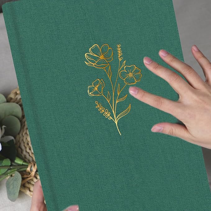 Holoary Photo Album 4x6 300 Photos, 300 Pockets 4”x6” Picture Album, Linen Fabric Cover Big Picture Book for Photos with Writing Area, 4x6 Photo Albums for Family Weddings Travel Memories(Dark Green) - Image 8