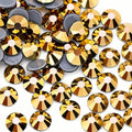 Jollin Hotfix Rhinestones Flatback Crystal Gems 2mm SS6, Gold Hematite | 2880pcs Hot Fix Crystals Glass Rhinestones for Bedazzling, Crafting, Clothes, Shoes & Accessories DIY Decoration by Jollin