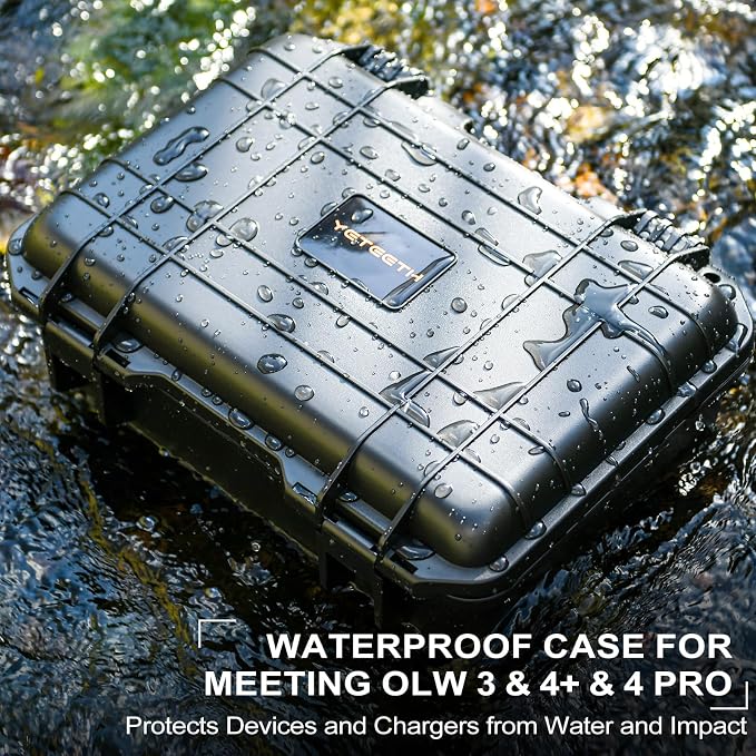 Hard Camera Case for Meeting Owl 3 – Large Capacity Travel Case for Camera | Waterproof Carrying Case for Owl 4+ / 4+ Pro, Power Supply, Cables, Card Holder, and Meeting Accessories, Conference Use - Image 5
