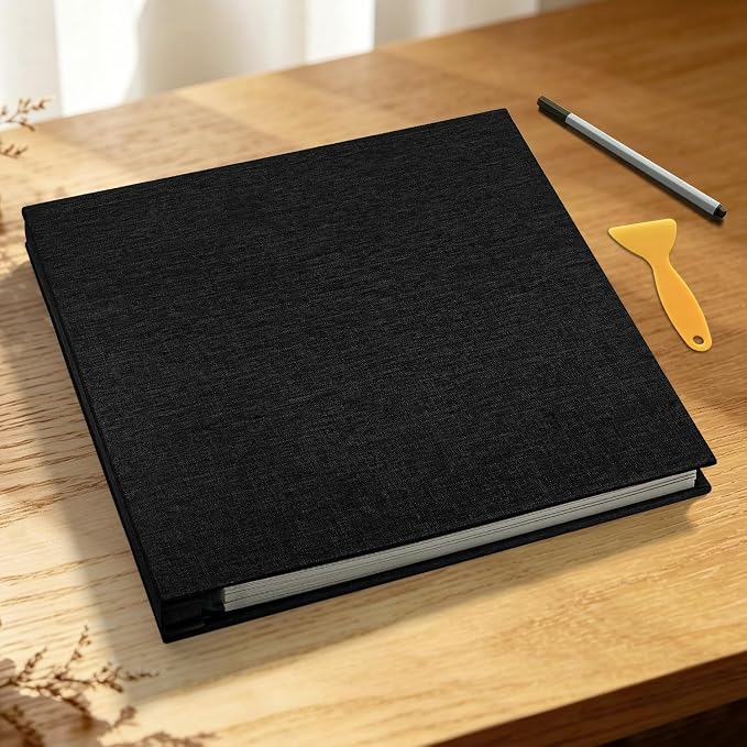 Large Photo Album Self Adhesive Scrapbook Album for 4x6 5x7 8x10 Pictures DIY Photo Book as Scrapbooking Supplies Kits, Birthday Gifts for Women Mom Wedding Baby Family Travel - Image 6