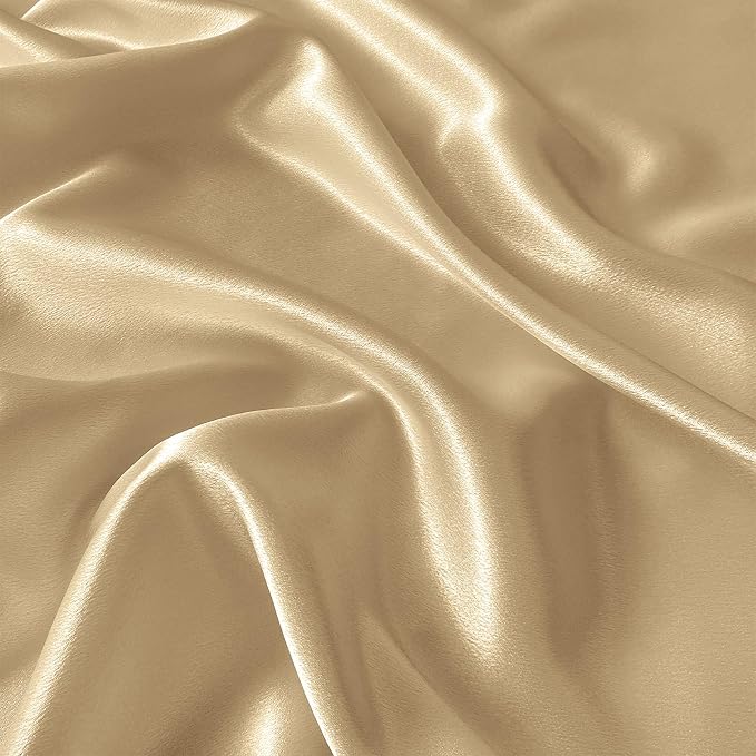 RUDONG M Satin Photography Backdrop, Beige, 3.3x2.5ft | Wrinkle-Free, Silky Fabric, For Jewelry/Cosmetics/Flat Lay/Studio, 100x75cm by RUDONG+M
