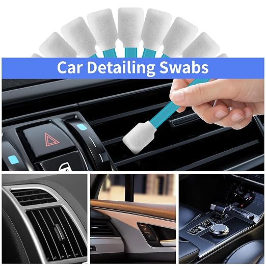 50 Pcs Large Solvent Resistant Professional Lint Free Swabs, 7.08" Long Handle Foam Swabs for Electronics, Camera Sensors, Printers, Optical Lenses - Image 4