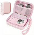 Digital Camera Case Compatible with CAMKORY Digital Point and Shoot/for KODAK PIXPRO FZ45/55 16MP Vlogging/for VAHOIALD FHD 1080P/for IWEUKJLO/for Nsoela, Holder for SD Card More (Pink) by Roseliya