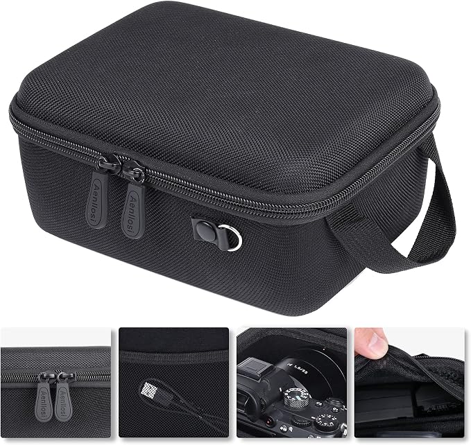 Aenllosi Hard Case for Sony Alpha 7 II III IV/7R V/Sony Camera, Black | EVA case construction, Water-resistant design, Impact-resistant design, Case only - Image 5