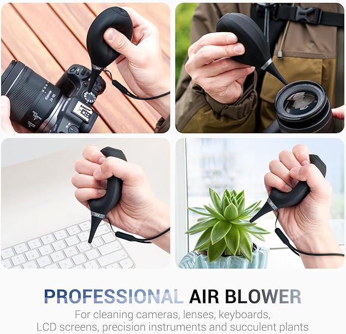 [Upgraded Version] Soft Tip Silicone Camera Dust Blower Lens Air Blower with Cleaning Cloth,Camera Lens Cleaner Air Blower for Sensor LCD Keyboards Alcohol Ink Printing,Dust Blower Replace Canned Air - Image 7