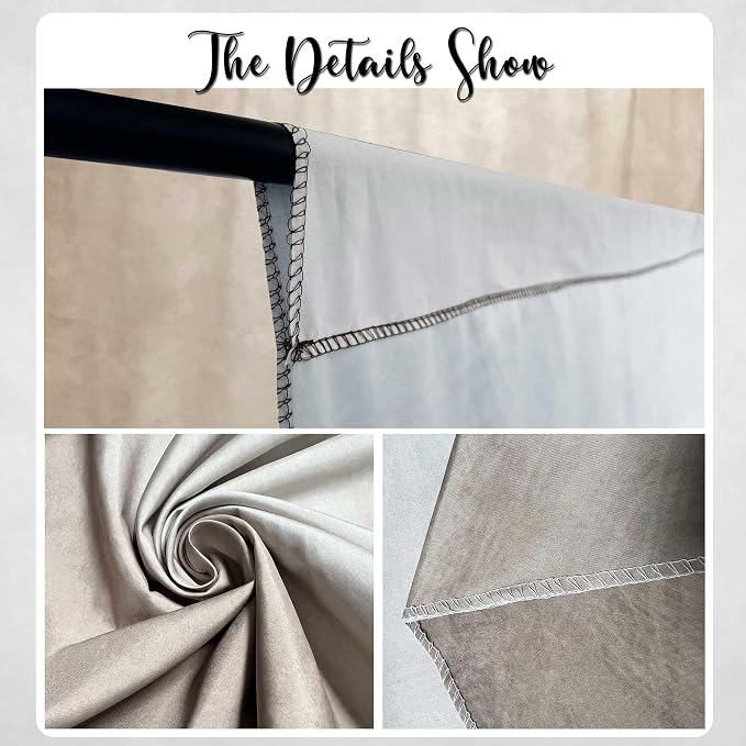 Abstract Photography Backdrop for Photoshoot 6x8ft, Beige,No Stand | Professional,Polyester Fabric,Roller Pocket on Top,Vintage Portrait Photo Props Booth Background,Photoshoot Studio - Image 5