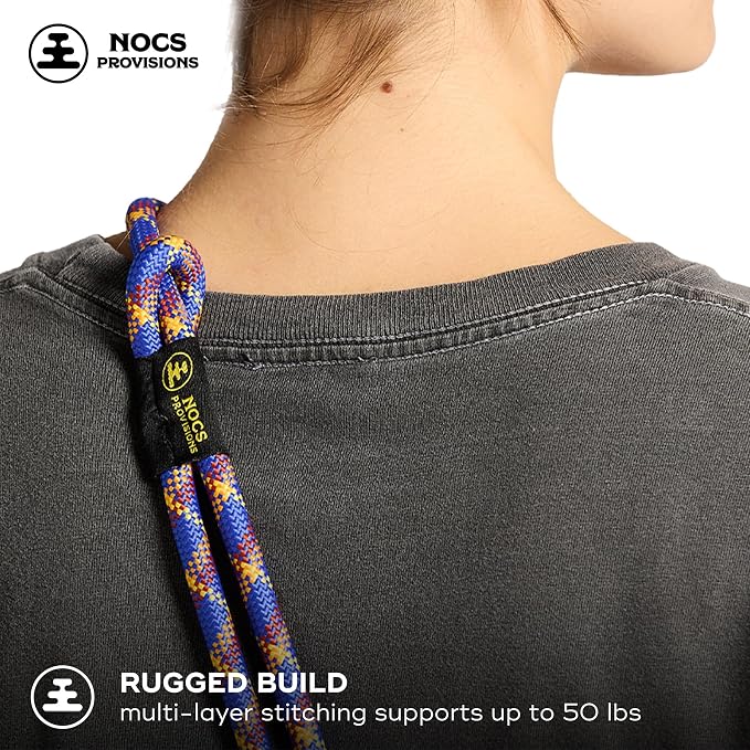 Nocs Provisions NocLoc Approach Neck Strap for Binocular, Camera Carry | Carry Accessory for Travel, Active Hiking, Boating - Image 4