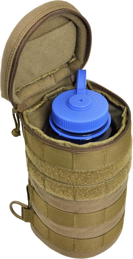 Hazard 4 Jelly Roll Lens/Scope/Bottle Padded Case with Molle, Coyote - Image 5