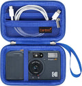 Canboc Carrying Case for KODAK EC35/ KODAK EKTAR H35 Film Camera, Blue | For H35N/ KODAK Snapic A1 Camera, H35/ EC35 Film Camera Bag, Zipper Mesh Pocket fits Batteries, Cable, Case Only by Canboc