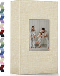 popotop Photo Album 4x6-300 Photos Linen Cover Photo Books with 300 Horizontal Pockets,Slip-in Picture Albums for Family Wedding Anniversary Baby Vacation Pictures by Popotop