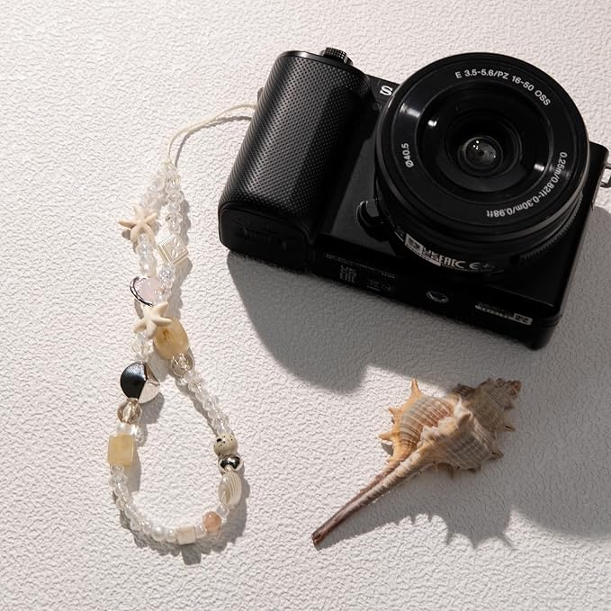 Beaded Camera Wrist Strap Cute Digital Camera Charm Strap, Phone Charm Wristlet Strap for Camera Accessories - Image 6