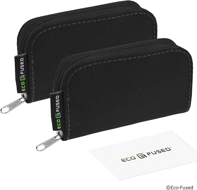 Eco-Fused Memory Card Case - Fits up to 22x SD, SDHC, Micro SD, Mini SD and 4X CF - Holder with 22 Slots (Black / 22 Slots - 2 Pack) - Image 6